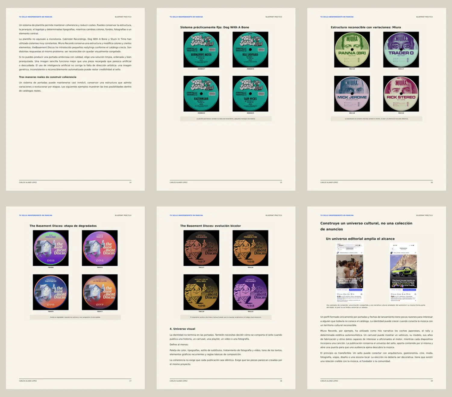 Real visual systems from several record labels